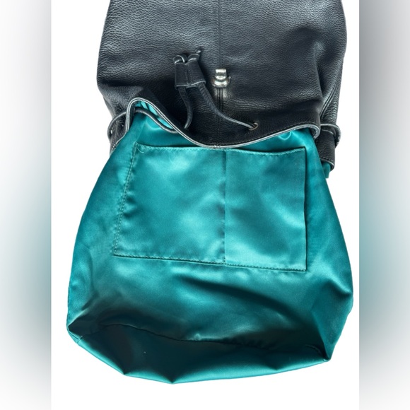 COACH Black Leather Backpack - Picture 6 of 7